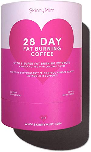 SkinnyMint Fat Burning Coffee. Keto Diet Drink. Appetite Suppressant for Weight Loss. Sugar Free, Vegan and Low Carb (28 Packets) SkinnyMint Fat Burning Coffee. Keto Diet Drink. Appetite Suppressant for Weight Loss. Sugar Free, Vegan and Low Carb (28 Packets)