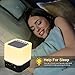 Luz Nocturna Altavoz Bluetooth, Frontoppy Lámpara Táctil Que Cambia de Color, Luz...