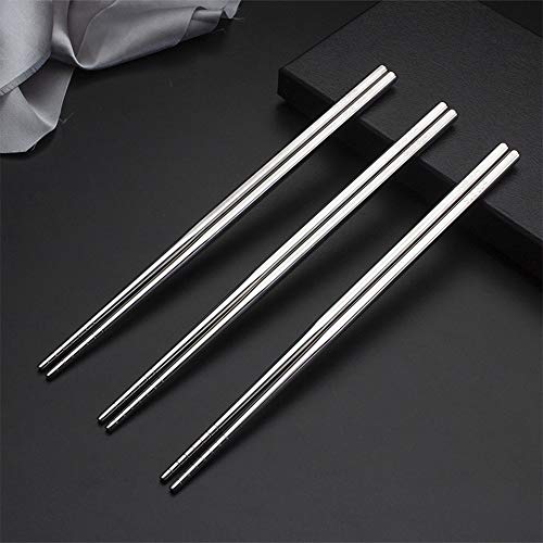 Pauzinhos de aço inoxidável Estrutura oca Isolamento térmico Anti-escaldadura e antiderrapante Pauzi