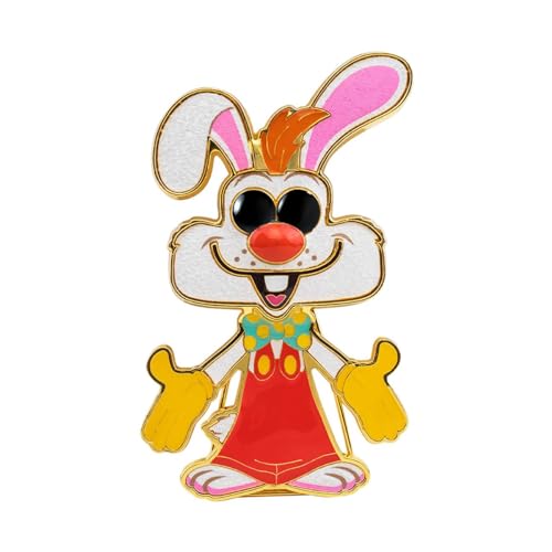 Funko Funko Pop! Enamel Pin: Roger Rabbit - Who Framed Roger Rabbit? Pins de Esmalte- Broche Coleccionable - para Mochilas Y Bolsos - Idea de Regalo- Mercancia Oficial - Movies Fans