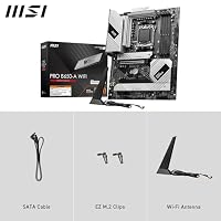 MSI PRO B650-A WiFi Mainboard, ATX - Unterstützt Ryzen 9000, 8000 & 7000 Serie Prozessoren, AM5 - DDR5 Speicher Boost 7600+MHz/OC, 2 x PCIe 4.0 x16, 3 x M.2 Gen4, Wi-Fi 6E – Ansicht 7