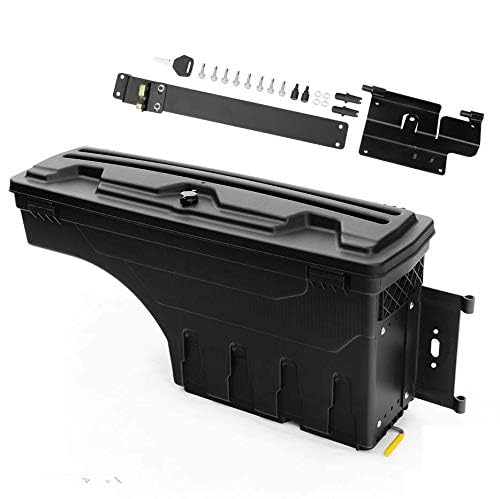 PIT66 Truck Bed Storage Box Compatible with Chevy Colorado/GMC Canyon 2015-2022 Lockable Tool Box Right Passenger Side