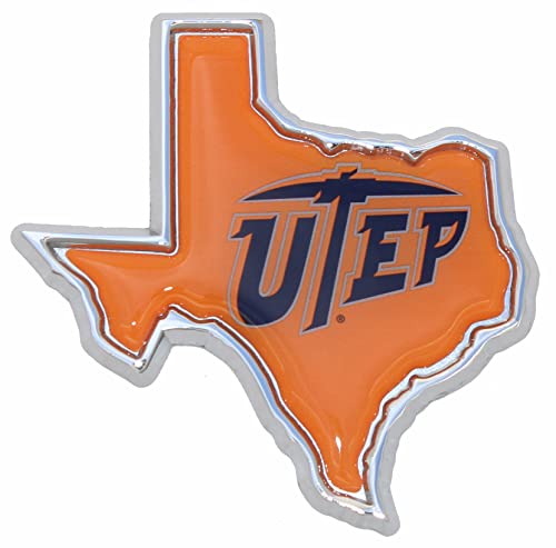 Image of University of Texas UTEP at El Paso Metal Auto Emblem