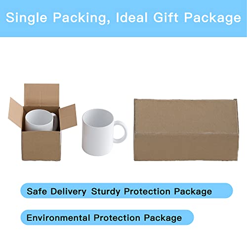 Namaii Sublimation Mugs With Box, 11Oz White Ceramic Blank Diy Mugs With Handle, Printable Coated Porcelain Classic Tazas Para For Cappuccino, Latte, Cocoa, Milk, Mug Diy Gifts (Sets Of 12) #TOP2