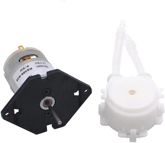 Image of REES52 12V DC DIY Peristaltic Liquid Pump Dosing Pump Peristaltic Pump for Aquarium Laboratory Analytical Pump 2mm ID x 4mm OD 5-40 ml /min