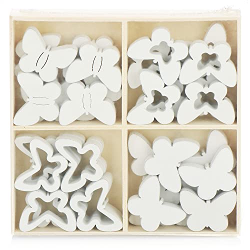 com-four® 32x Schmetterling Streudeko - Kleine Schmetterlinge...