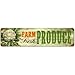 Fresh Produce Home and Garden Vintage Metal Sign - Victory Vintage Signs
