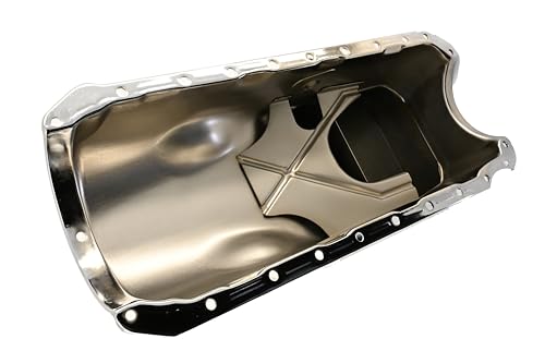 Image of CFR Performance Racing Oil Pan Fits 1965-90 Chevy BB 396-454 - Chrome