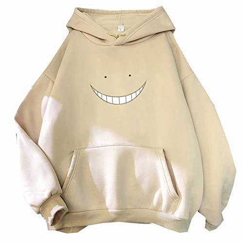 Unisex Anime Assassination Classroom Hoodie Korosensei O-Cuello Pullovers Casual Sudaderas con Capucha Abrigo Adultos Niños Sudaderas con Capucha Cover