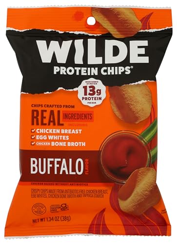 WILDE SNACKS CHIPS CHICKEN BUFFALO 1 Ounce (Pack of 1)