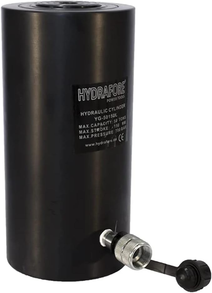 50 tons 6" Stroke Aluminum Hydraulic Cylinder Lifting Jack Ram YG-50150L