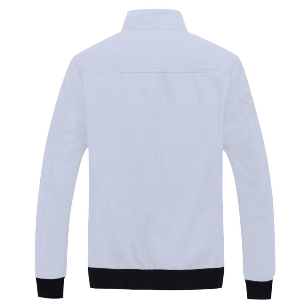 Allthemen Giubbotto da Uomo Invernale Caldo da Aviatore Leggero Giacca Tattica Militare Casual Autunno Giacca Sportiva Maniche Lunghe Zip Primavera Collo Alto Taglio Vento