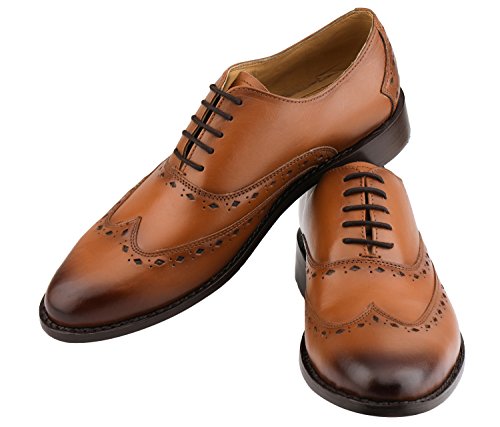 Captoe Oxford Goodyear Welted Formal Handmade Leather Dress Shoes2