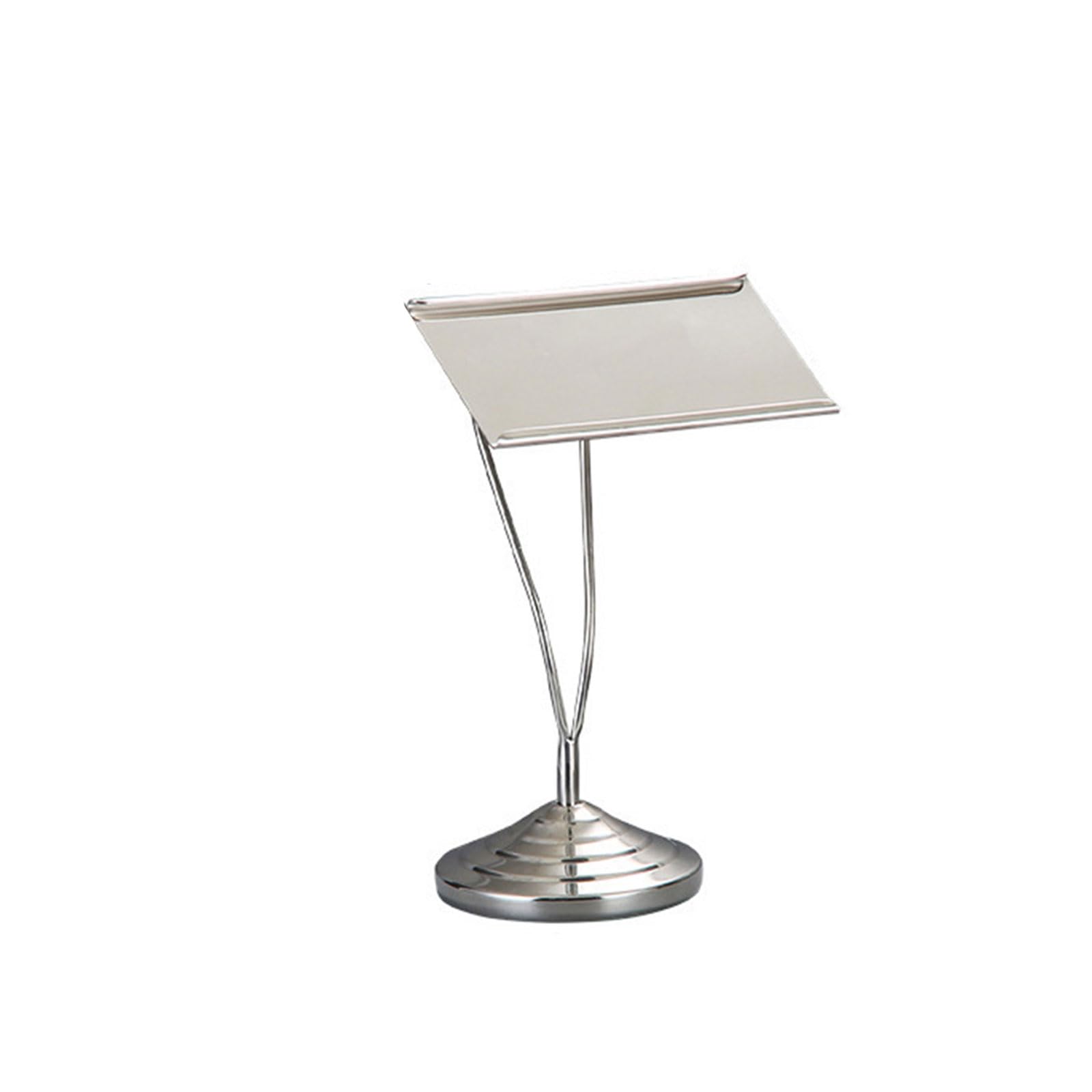 Carotoe Silver 6 Inches Functional Gold Table Card Holders Card Display Places Stand For Buffets Signs And Event Seating Arrangements Display Holders