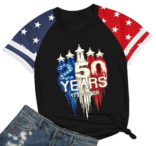 Image of Ithalt Boys Girls USA Shirts Kids 4th of July Shirts American Flag Tshirt Patriotic Top Independence Day Outfit 5-13y