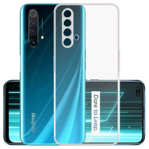 Image of COVERBLACK Soft Rubber Back Cover Compatible Model for Realme X50 / X3 / X3 SuperZoom - Transparent