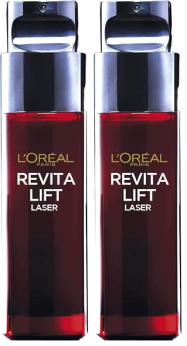 L'Oréal Paris Revitalift Láser Sérum Anti-Edad Triple Acción, Para una Piel como Nueva, Con Ácido Hialurónico, 30 ml (Paquete de 2)