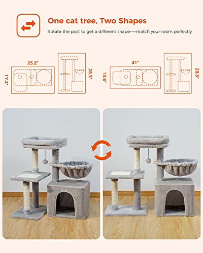Árbol para Gatos Pequeno PEQULTI 29.1"L x 10.6"W x 28.74"H miniatura 2