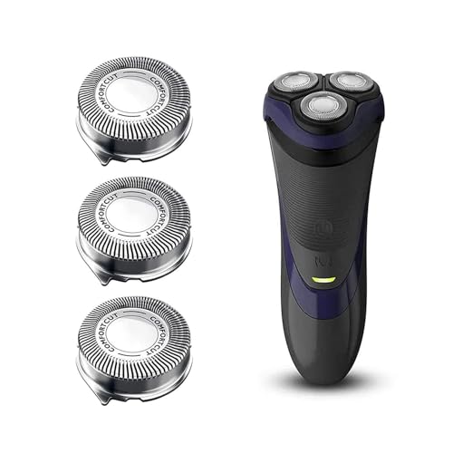 SH30 Replacement Heads Shaver Series 3000, 2000, 1000 and SW5700,PT710,AT810 with Durable Sharp Blade, 3 pack