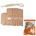 JZK 50 x Little Princess cajitas regalo papel kraft marrón cajas de...
