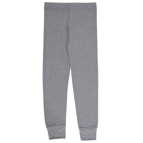 Fruit of the Loom Boys' Premium 2-Pack Thermal Waffle Bottom Base Layer, Black/Heather Greystone, 14-16 - Image 3