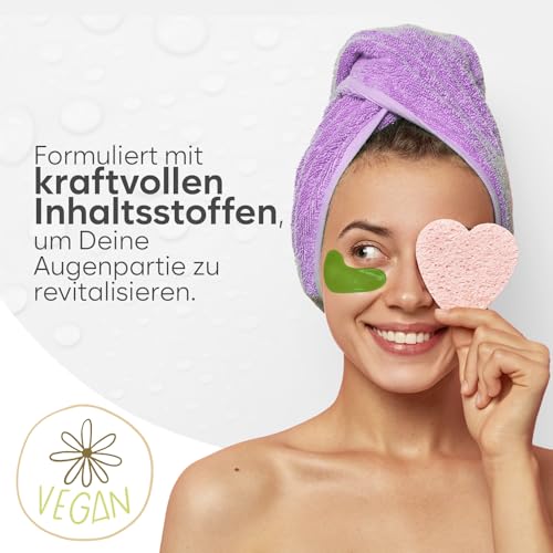 BLOOMORA Gemischte Augenpads (30 Paare) - Eye Pads mit Niacinamid & Augenpads Hyaluron - Augenpadz Gegen Augenringe - Augenringe Entfernen - Eye Patches