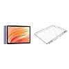 Tablet Bundle: Includes Amazon Fire HD 10 tablet, 10.1″ (2023 Release) | 32 GB | Lilac & Made for Amazon Clear Case