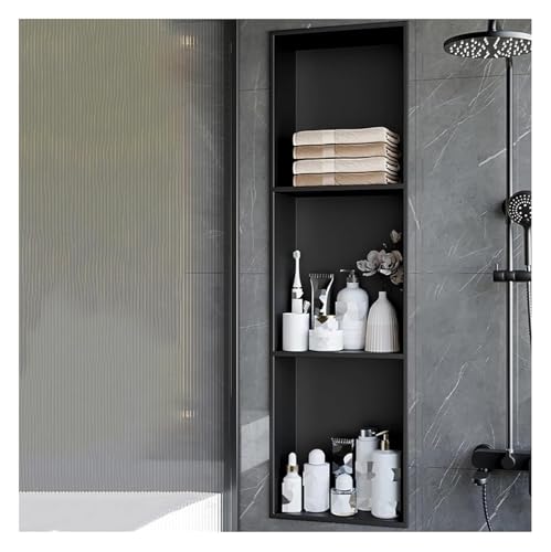 Support de rangement mural intégré de douche en inox haut de gamme pour niche de douche minimaliste