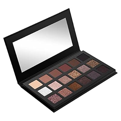LORAC PRO Matte & Shimmer Eyeshadow Palette, Metallic High Pigmented, Mirror Compact
