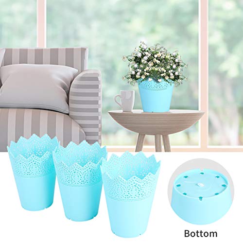 BESPORTBLE 5 Pcs Alta Coroa Suporte de Flores Balde de Armazenamento de Limpeza de Mesa Lata de Lixo