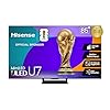 Hisense 85" U7 Mini-LED ULED 4K UHD Best Premium Gaming Google Smart TV (85U75QG, 2025 Model) - QLED, Native 165Hz, VRR 288, Up to 3000 Nits, HDR10+, Dolby Vision IQ · Atmos, IMAX Enhanced, 2.1.2 Ch