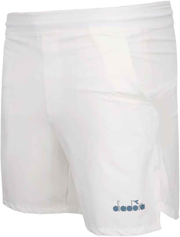 Diadora Mens Icon 7 Inch Athletic Shorts Casual Bottoms Casual Adjustable Closure - White