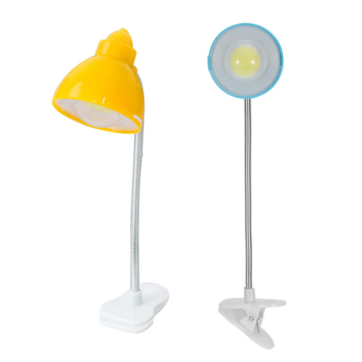 Eye-Caring LED Clip Desk Reading Light, Flexible Gooseneck B