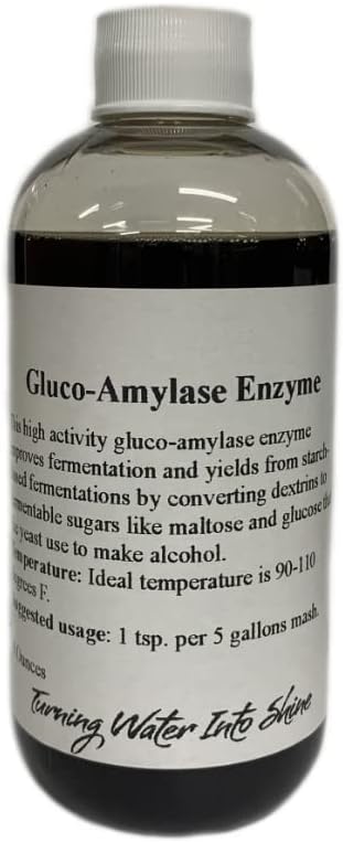 Liquid Gluco-Amylase Enzyme, 8 Ounce Bottle