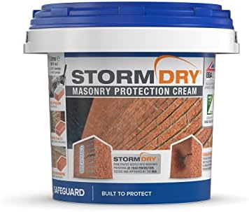 Stormdry Masonry Waterproofing Cream (3 Litre) 25 Year BBA Approved Exterior Brick Sealer. Breathable, Colourless Brick, Concrete, Stone, Mortar, Sandstone & Granite Waterproofer