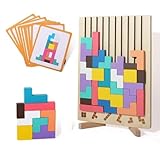 テトリス パズル 木製 積み木パズル ブロック おもちゃ 知育玩具 手動 思考力トレーニング 空間認識 子供 男の子 女の子 プレゼント