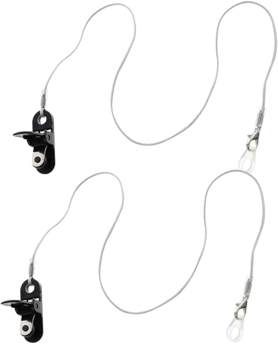 NOLITOY 4pcs Lost Lanyard for Hearing Amplifiers and Comfortable Clip Holder for Elderly Single Ear and Binaural Design and Material for Travel