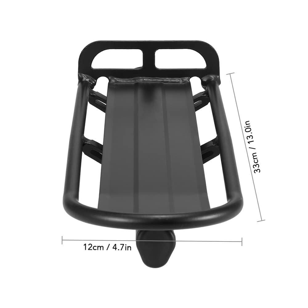Porte-Bagages Arrière de Vélo en Alliage d'Aluminium, Support de Tige de Selle Réglable, Capacité 9 Kg, Installation Rapide, Compatible VTT
