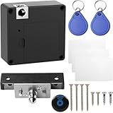 ZYHSLZ Cerradura Inteligente para Cajón, Chapa Inteligente Rfid con 5 NFC, Seguro Inteligente para Gabinetes, Seguro...