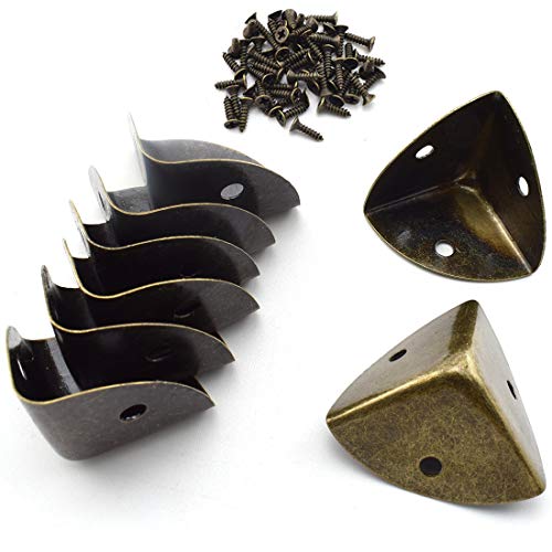 SDTC Tech 8-Pack Zinc Alloy Triangle Corner Protectors 1.2