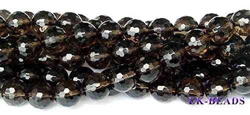 Quartz fumé perles 4mm facettées en cristal naturel pour créer vos bracelets bien-être - 4