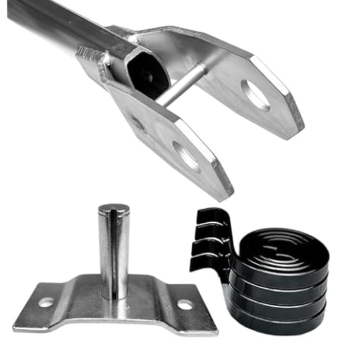 Carolina Tarps Pivot Pin Set 4-Spring Aluminum External Mount Front to Back Tarping System Cover