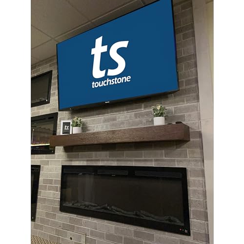 Touchstone Fireplace Mantel -72' Wall-Mounted Mantel Shelf for over Fireplace - Wood Handcrafted...