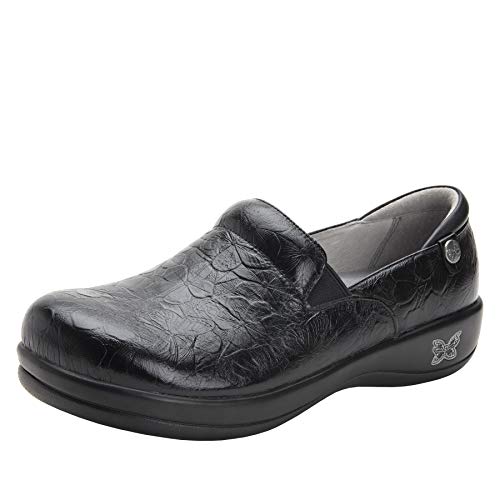 Alegria Womens Keli Professional Clog Flutter Black 11 M US