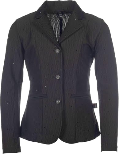 Veste de concours fille HKM Crystal pour l'équitation en compétition
