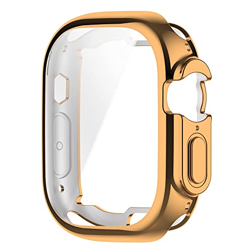 Coque souple Apple Watch Ultra 49 mm or rose de protection