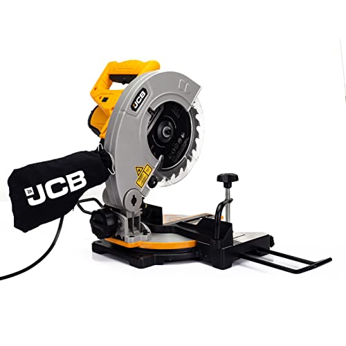 JCB 210mm Mitre Saw with Laser Guide, 4 Cut Settings & Dust Collection Feature, 45 Degrees, 5500rpm, Soft Grip Handle, 3 Year Warranty 5 JCB 210mm Mitre Saw with Laser Guide, 4 Cut Settings & Dust Collection Feature, 45 Degrees, 5500rpm, Soft Grip Handle, 3 Year Warranty - Image 5