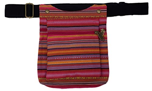 Riñonera Lateral, Bolsa de Cadera 2 Bolsillos (Color 5)