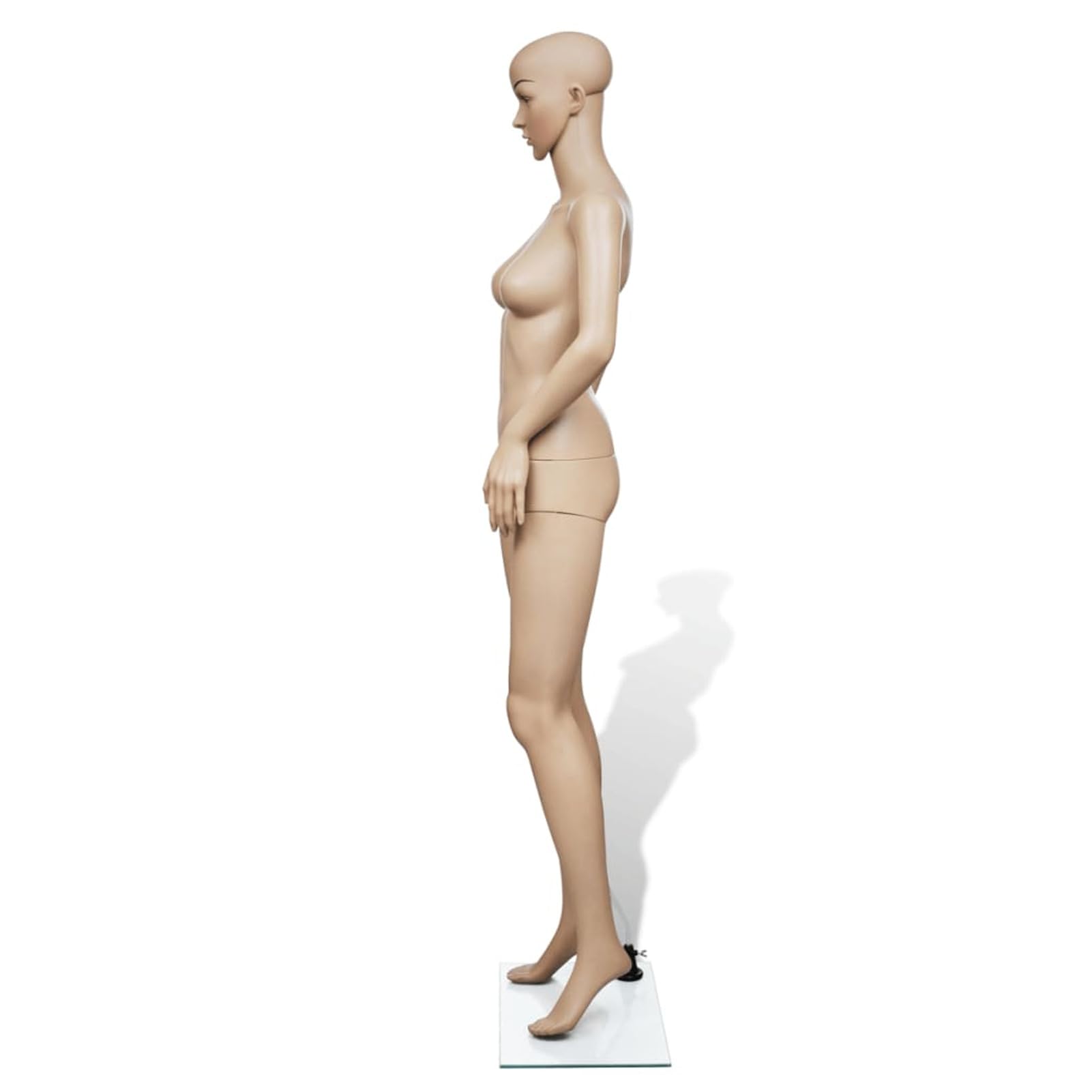 Gecheer Maniquí de Mujer Maniquí de Costura Mujer Maniquí de Mujer Desmontable B,Maniquí Ropa Femenino con Cabeza y Cuerpo Forma de Mujer Entero, Ideal para Fotografías y Escaparates