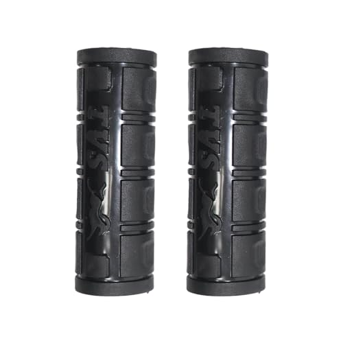 Image of TVS Scooty Handle Grip Cover (Model 2) Bike Handle Bar Good Grip to Rider All Weather Protection with Premium Virgin PVC Material |Anti Slip| Bike Riding Accessories - Black (Set of 2)